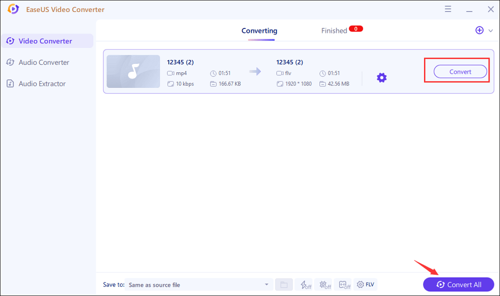 convert video to flv