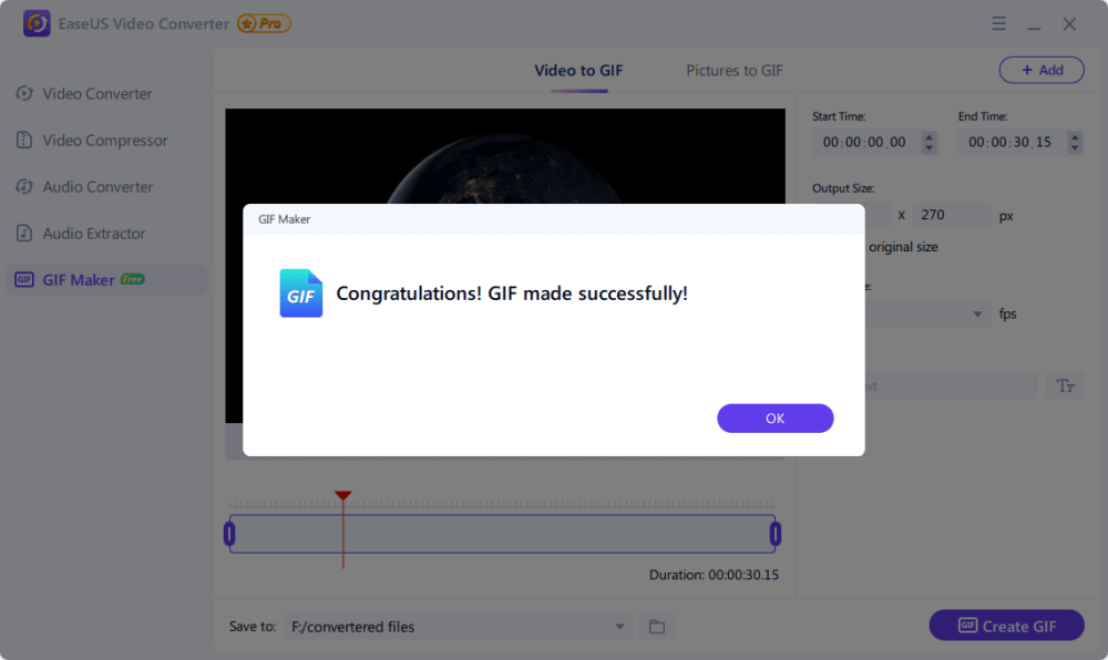 Conversion completed