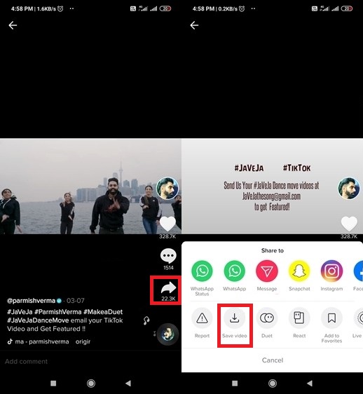 how to download TikTok videos