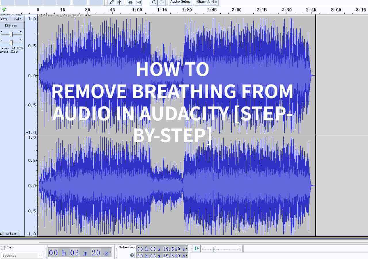 how remove breathing audacity