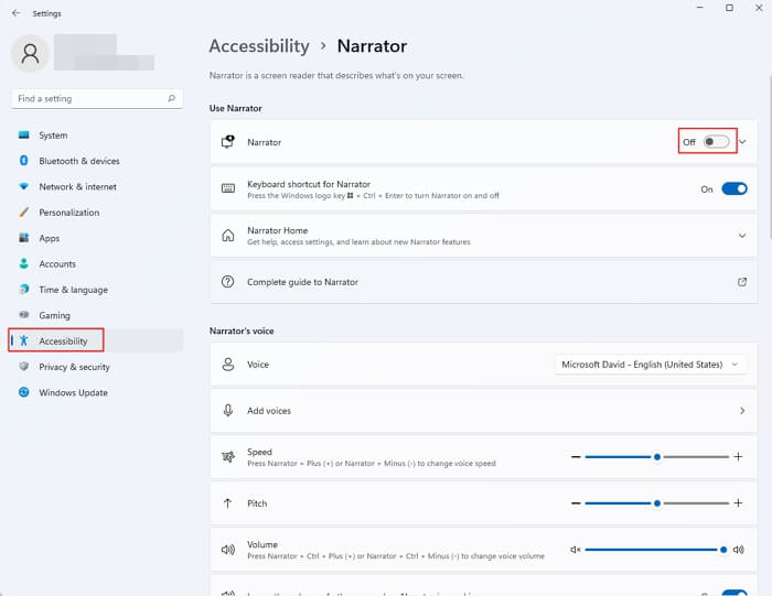 How To Disable Annoying Text To Speech Voice On Windows 11