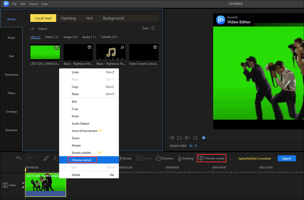 Add Green Screen