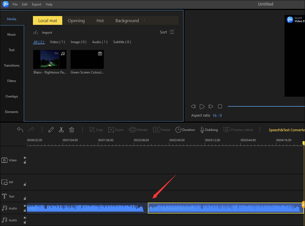Combine audio files