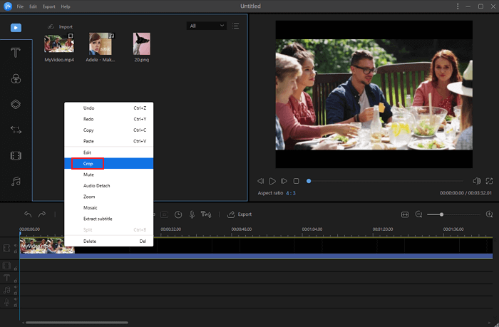 crop a video - 1