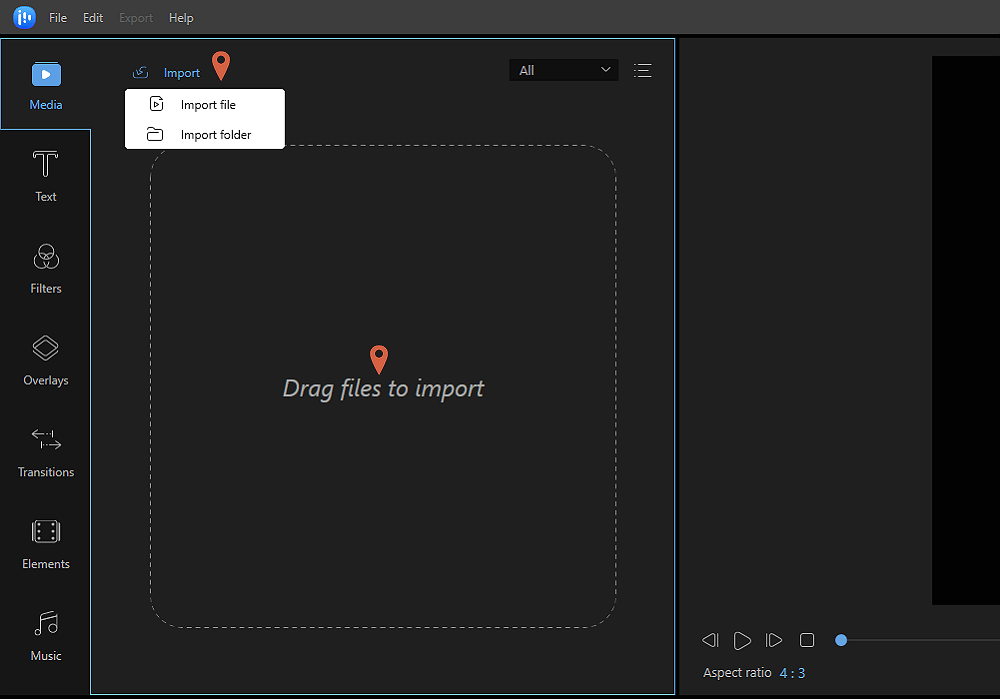 import video file