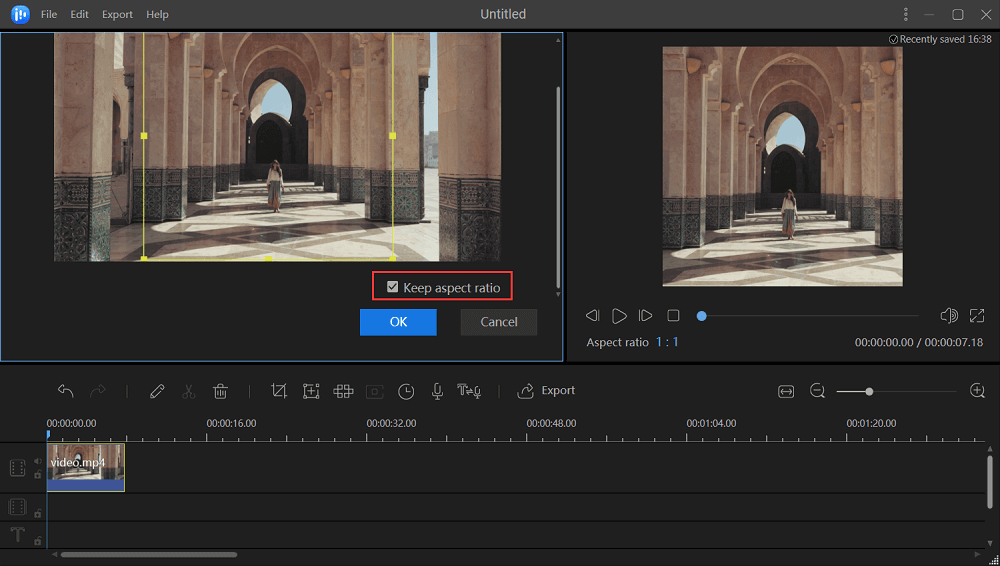 make square video step 4