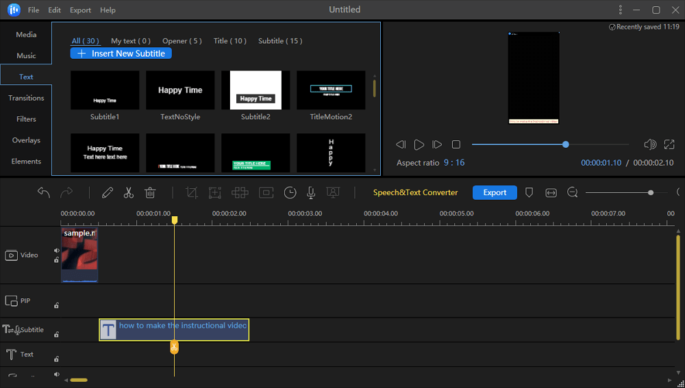 edit video